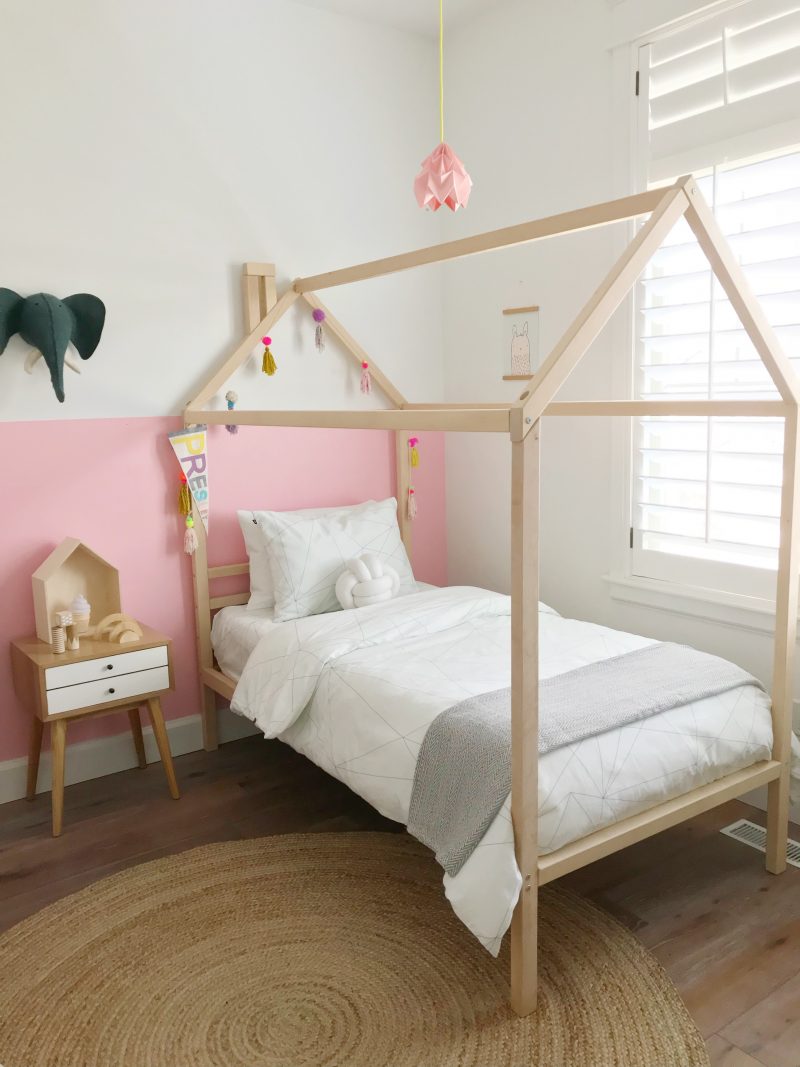 house bed dreams coming true...little girls room makover